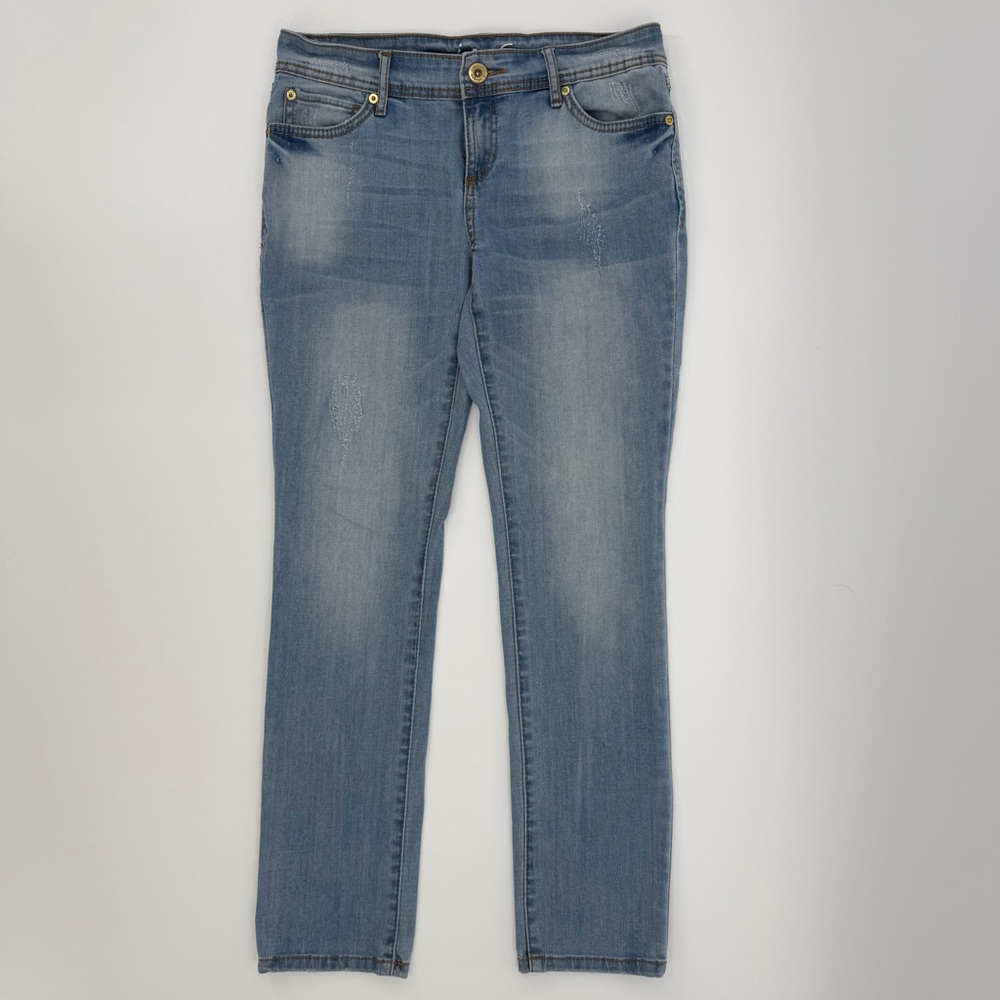 INC International Concepts Denim Blue Straight Leg Jeans